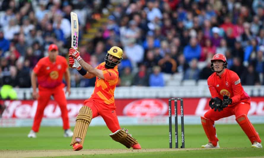 Moeen Ali powered his way to 59 and may be recalled to the England Test team this week.
