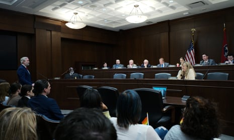 The Tennessee legislature discusses the bill that would outlaw drag shows in January.