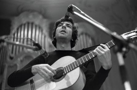 Echoes of Baulelaire … Cohen performing live in 1970.