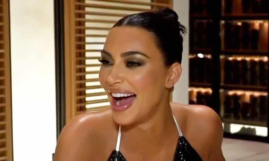 Kim Kardashian in Keeping Up with the Kardashians.