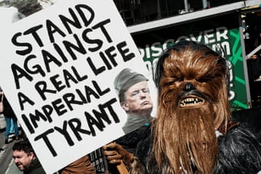 New York City, USChewbacca against an ‘imperial tyrant’