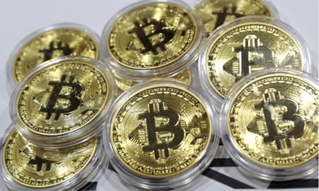 Bitcoin cryptocurrency souvenir coins