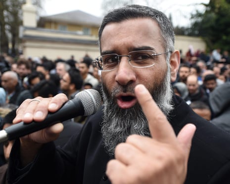 AAnjem Choudary at a rally outside Regent's Park mosque in central London in April 2015.