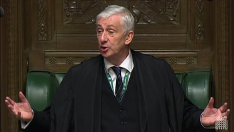 Michael Gove infuriates speaker after delivering 'off the cuff' statement on coalmine – video