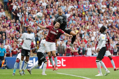 Aston Villa’s John McGinn scores their second goal as the keeper makes an awful error.