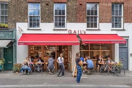 The front facade of a branch of Gail’s in London