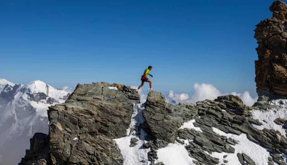 ‘In the mountains, I never waver’: Kilian Jornet filming his documentary, Path to Everest.
