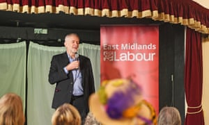 Jeremy Corbyn speaking during a visit to the Renishaw miners welfare hall, in Sheffield this morning.