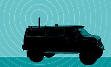 An illustration of Stingray surveillance technology.