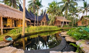 The eco-retreat of Bambu Indah in Ubud, Bali