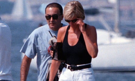 Dodi Fayed and Diana, Princess of Wales, in St Tropez shortly before her death in 1997.