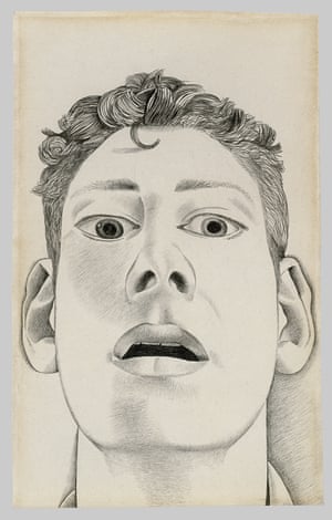 Startled Man: Self Portrait, 1948 by Lucian Freud.