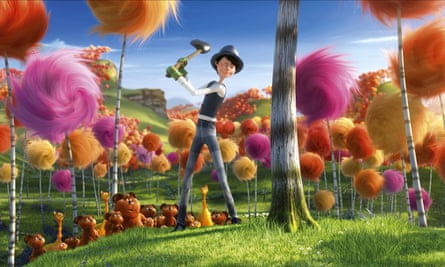 Truffula trees depicted in the 2012 film adaptation of The Lorax.