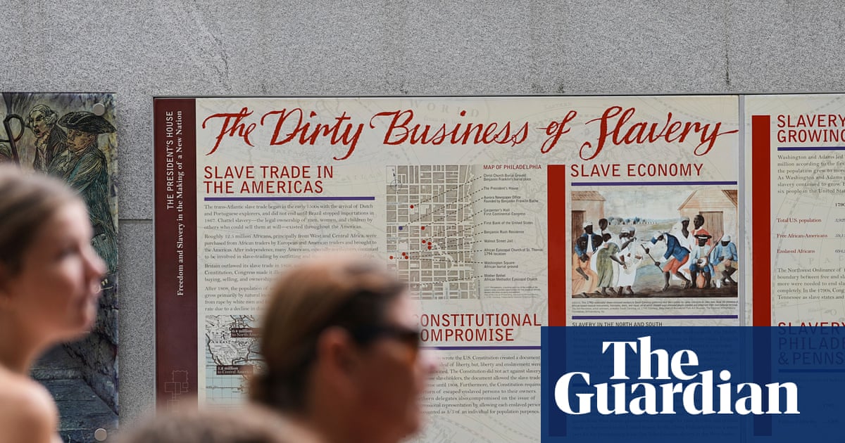 Philadelphia sues US government for removal of slavery-related exhibit
