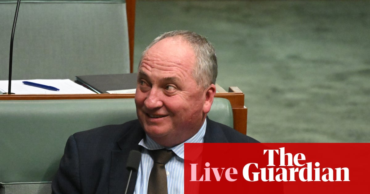 Australia politics live: speculation grows over Barnaby Joyce defection to One Nation; AI ‘nudify’ service blocks Australians