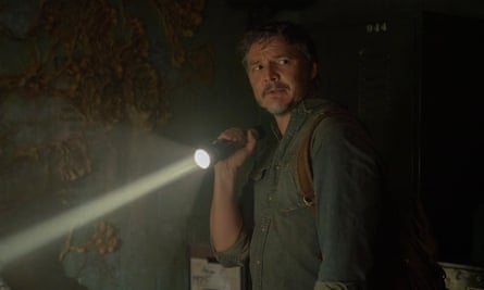 Pedro Pascal in the TV adaptation of the apocalyptic thriller The Last of Us.