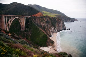 Bixby Creek Bridge on Highway 1 in Big Sur.