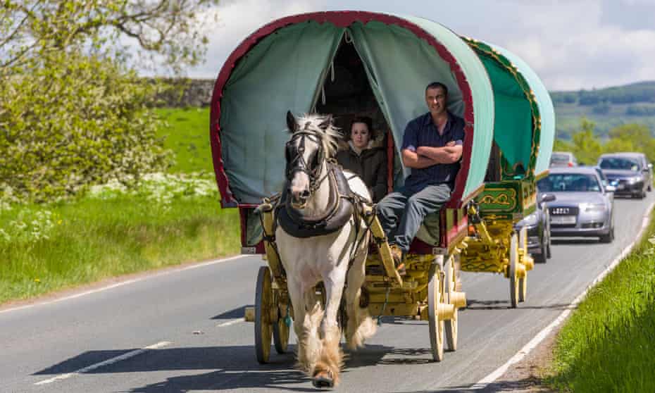 A Gypsy caravan in Wharfedale, Yorkshire
