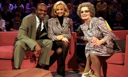 Debbie McGee on the Mrs Merton show in 1995.