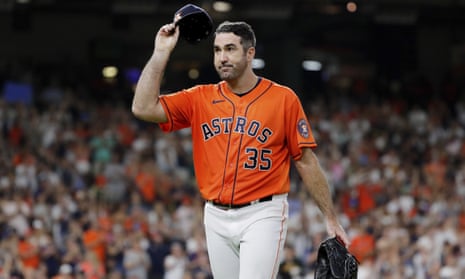Justin Verlander leads the majors in ERA and wins