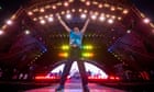 Coldplay’s record return lights up Pyramid at a Glastonbury of melodrama
