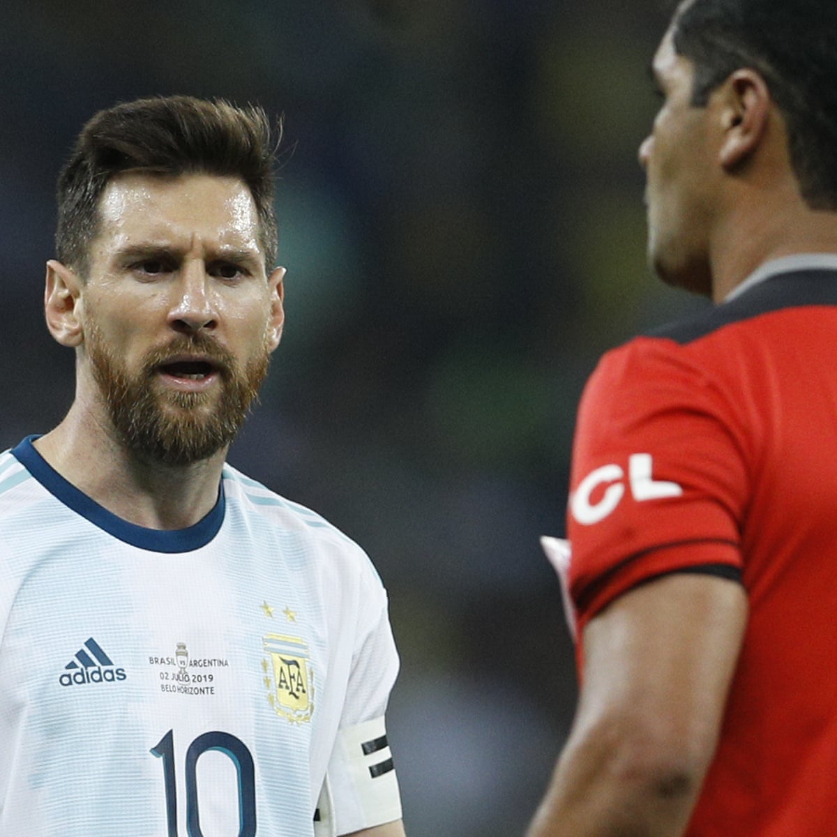 Lionel Messi Accuses Referee Of Brazil Bias After Copa America Defeat Copa America The Guardian