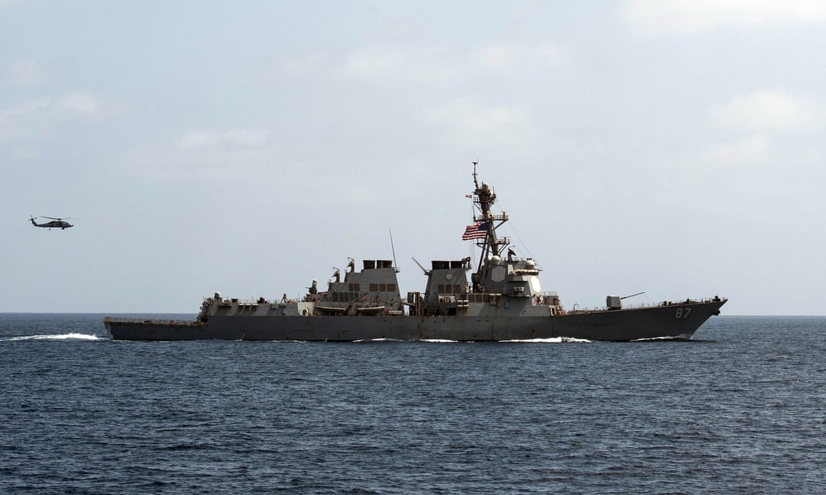 US warship attacked for third time from Yemen, says American official | Yemen | The Guardian