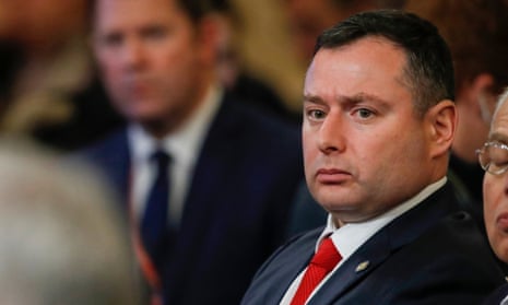 Army Lt. Col. Yevgeny Vindman testifies before the House Intelligence Committee on Capitol Hill in Washington, on 19 November 2019. AP