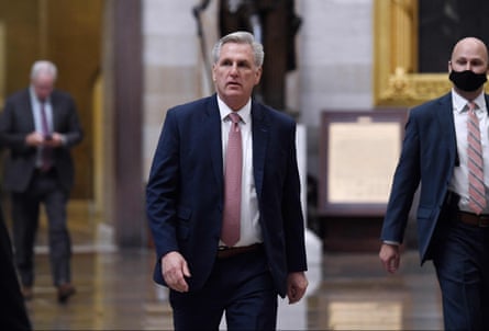 Kevin McCarthy, House minority leader, criticized the censure of Paul Gosar.