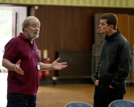 Peter Mullan as Tommy Trotter and Robert Aramayo as John Davidson in I Swear.