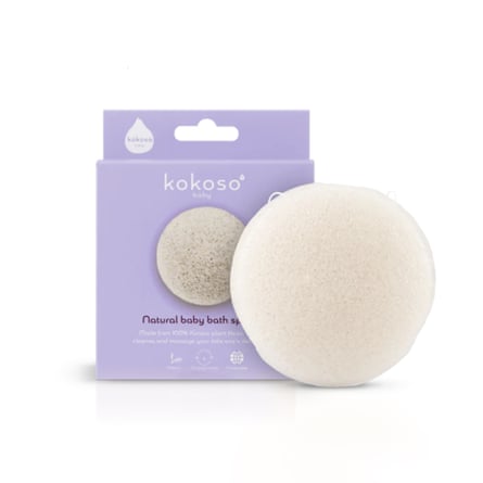 Kokoso Natural Konjac Baby Bath Sponge
