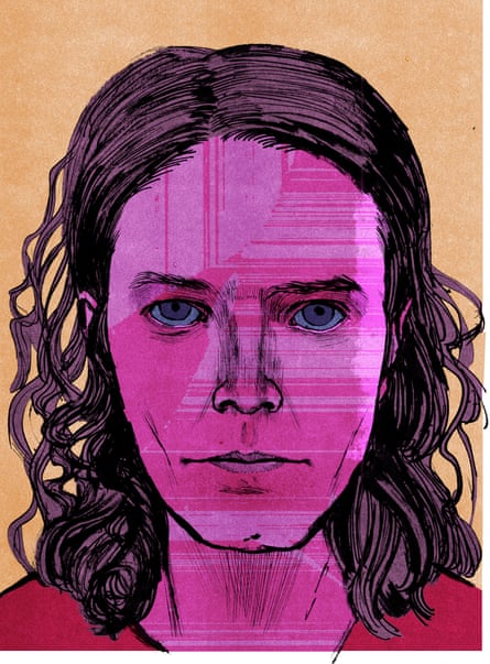 An illustration of a young person with disheveled hair, the alleged central figure of the Zizians, Ziz.