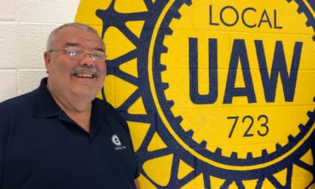 Michael Keck, who worked at the Ford factory, where 3,200 jobs were lost when the factory closed in 2008, for 33 years and is a United Auto Workers (UAW) official.