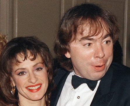‘The poor guy’ … LuPone and Andrew Lloyd Webber pre-feud in 1988.