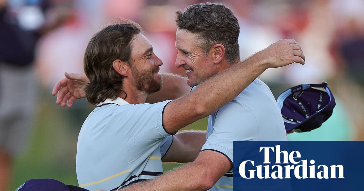 Fleetwood and Rahm stun USA as Europe take three-point Ryder Cup lead on opening day