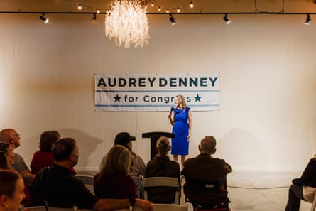 Audrey Denney at a campaign event.