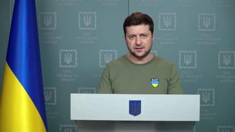 Ukraine president says defences are holding against Russian invasion – video