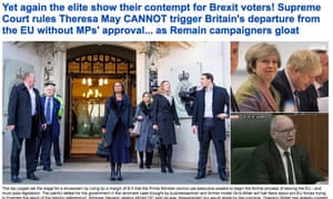 Daily Mail website front
