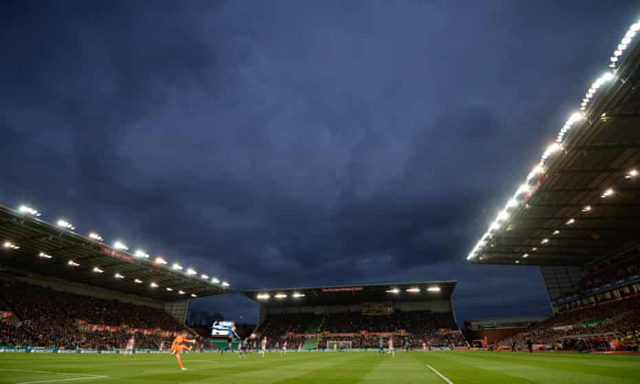 Stoke City S Britannia Stadium To Be Known As Bet365 Stadium Next Season Stoke City The Guardian Stoke City S Britannia Stadium To Be Known As Bet365 Stadium Next Season Stoke City The Guardian