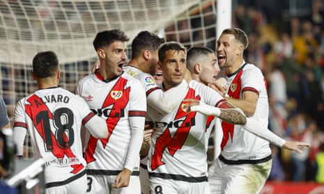 Rayo Vallecano stun Real Madrid to end champions' unbeaten start in La Liga | La Liga | The Guardian