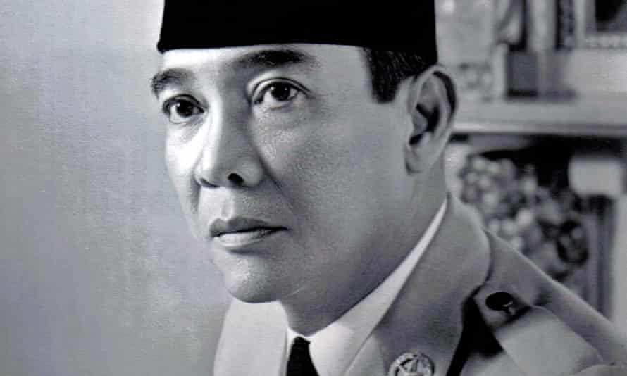 Sukarno first president of Indonesia.