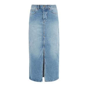Denim skirt, £145, by Raey, from matchesfashion.com.