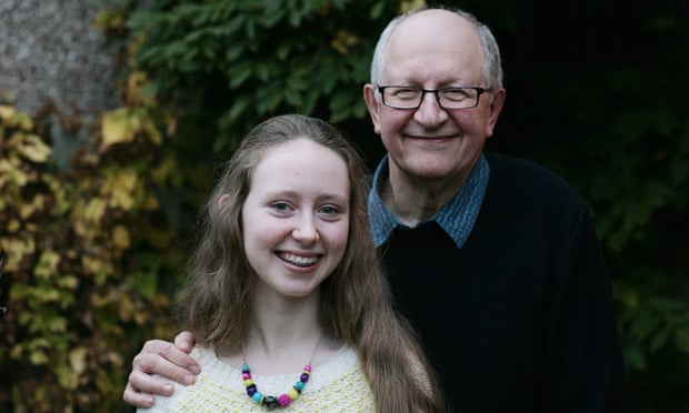 Lily Clark and her father, Will.