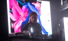 Aphex Twin performing at London’s Field Day Festival, 3 June 2017.