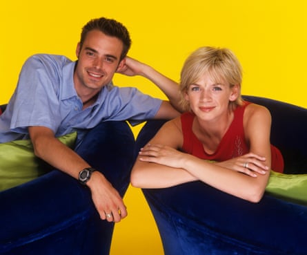 Jamie Theakston and Zoe Ball on Live and Kicking, 1999.