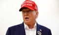 Donald Trump in Make America Great Again cap