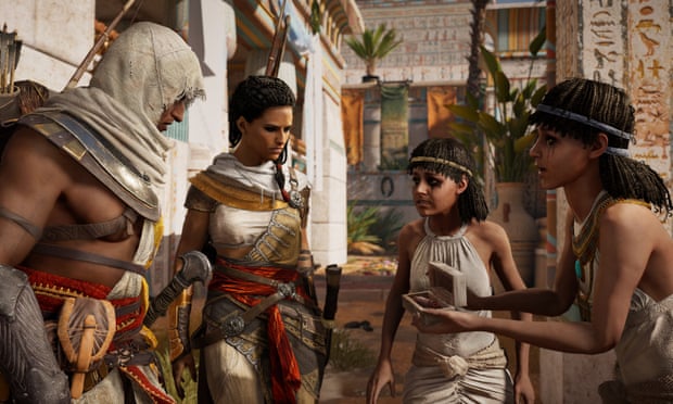 Ubisoft has looked to recreate the language of Ancient Egypt, using source materials and input from historians and linguists