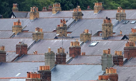 View of rooftops and chimneys