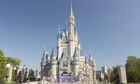 Cinderella Castle at Disney World in Florida.