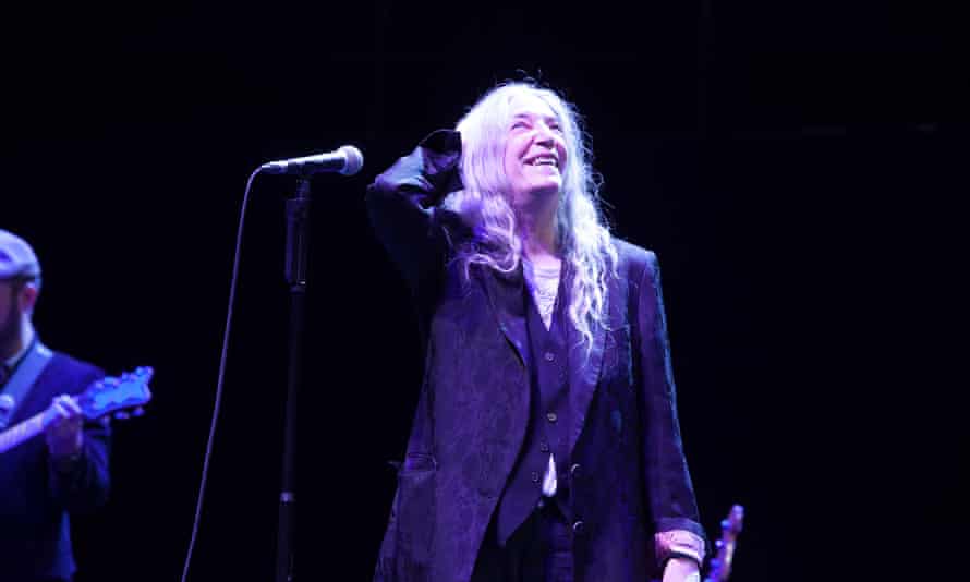 Patti Smith at the Royal Albert Hall in London.